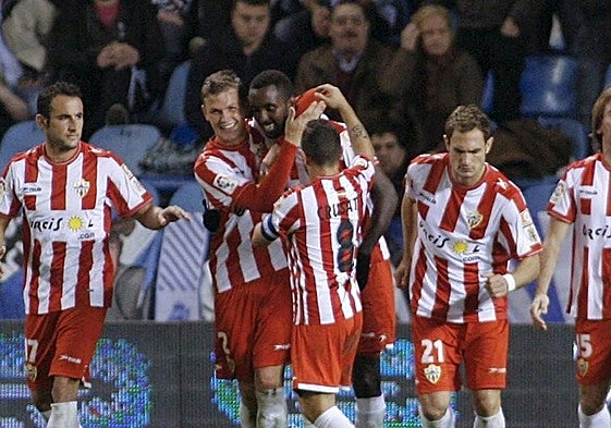 La victoria en Coruña, en la 2010/11, dejó al Almería a los pies de la final copera.