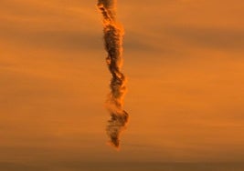 La extraña nube que se pudo ver en el cielo de Granada