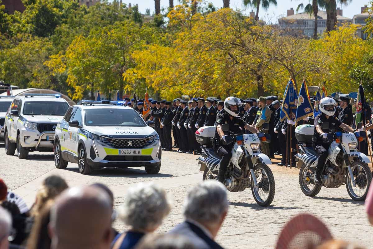 Las imágenes de la celebración del Patrón de la Policía en Granada
