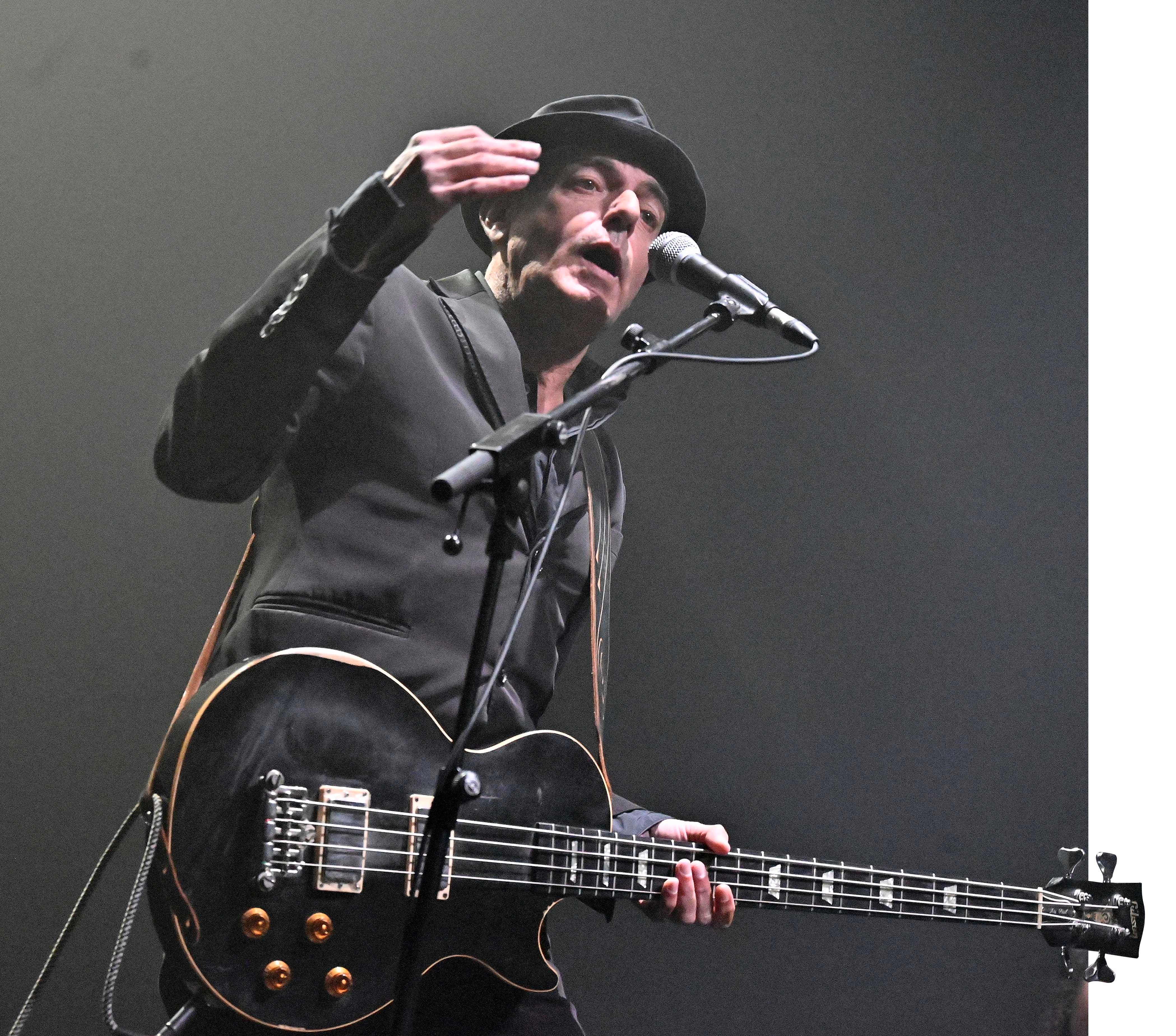 Antonio Arias, en pleno concierto.