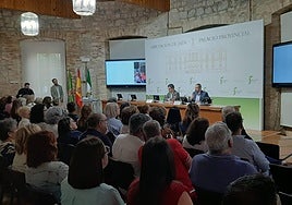 Presentación de la marcha, en la Diputación de Jaén.