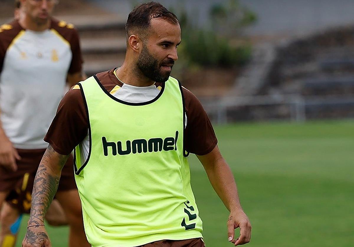 Jesé Rodríguez, durante un entrenamiento previo.