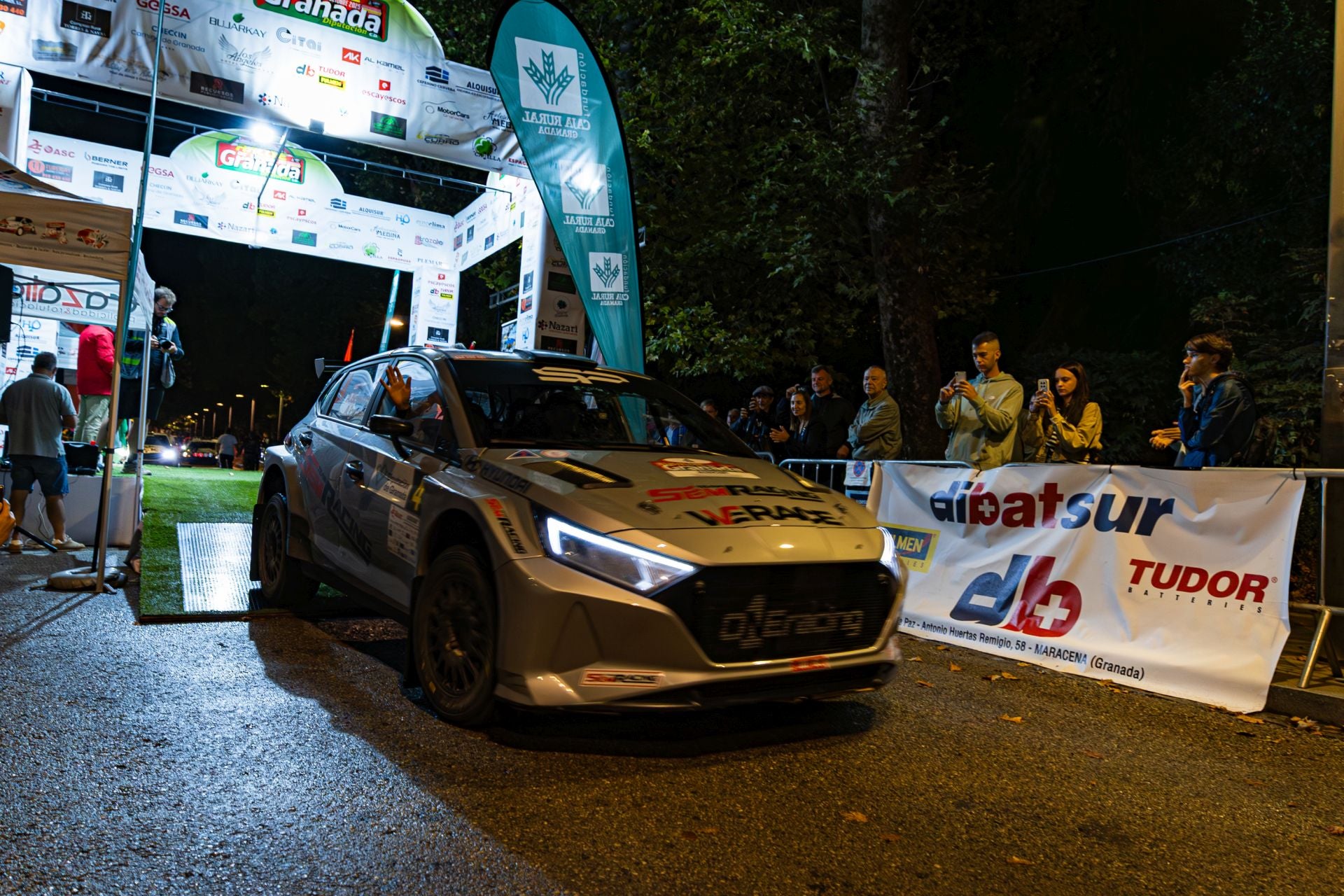 Las imágenes de la exhibición urbana del XI Rally de Granada