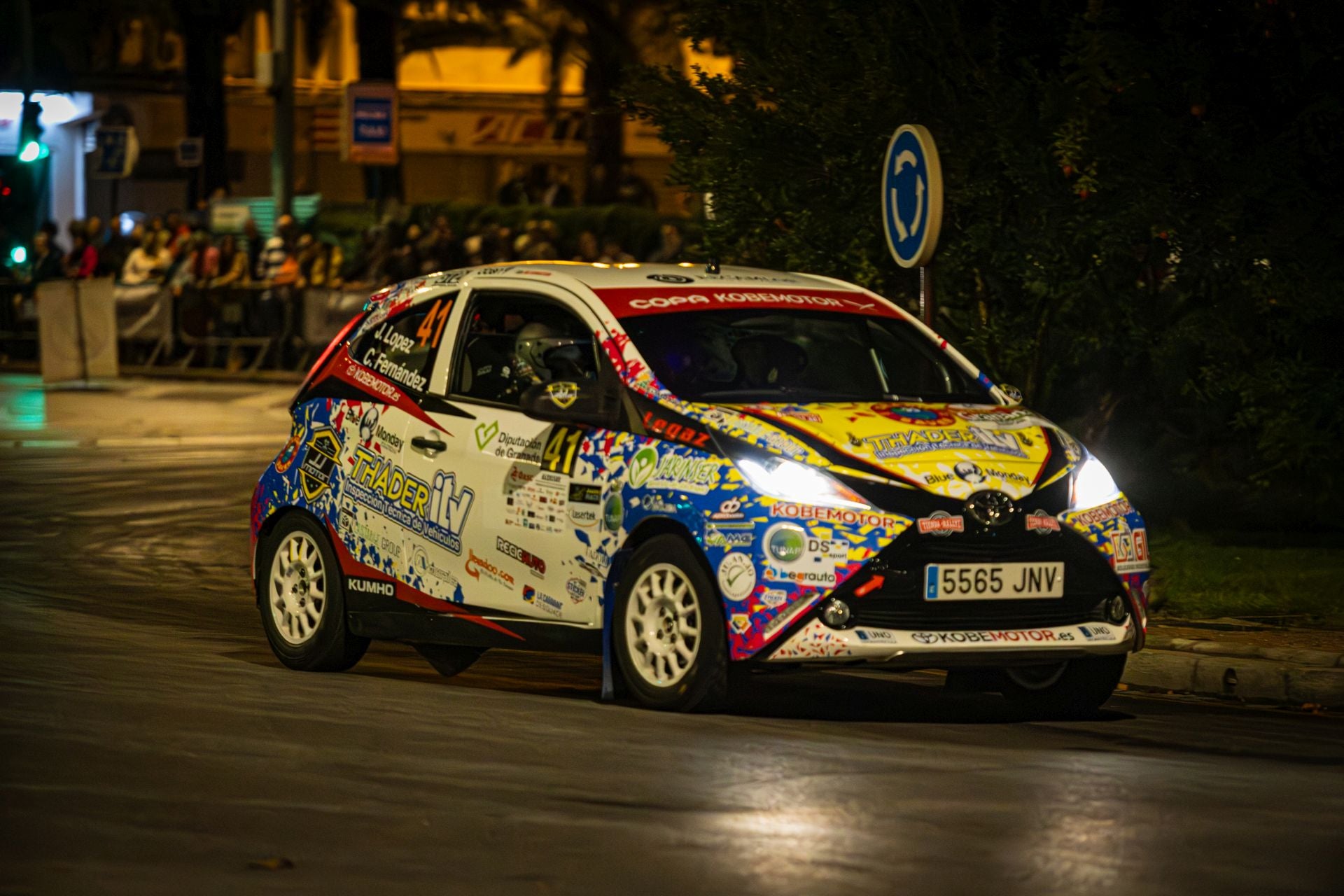 Las imágenes de la exhibición urbana del XI Rally de Granada