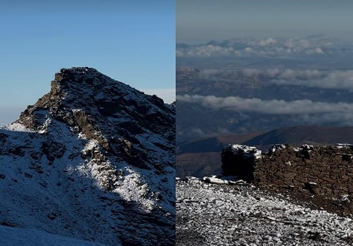 Primeras nieves en Sierra Nevada.