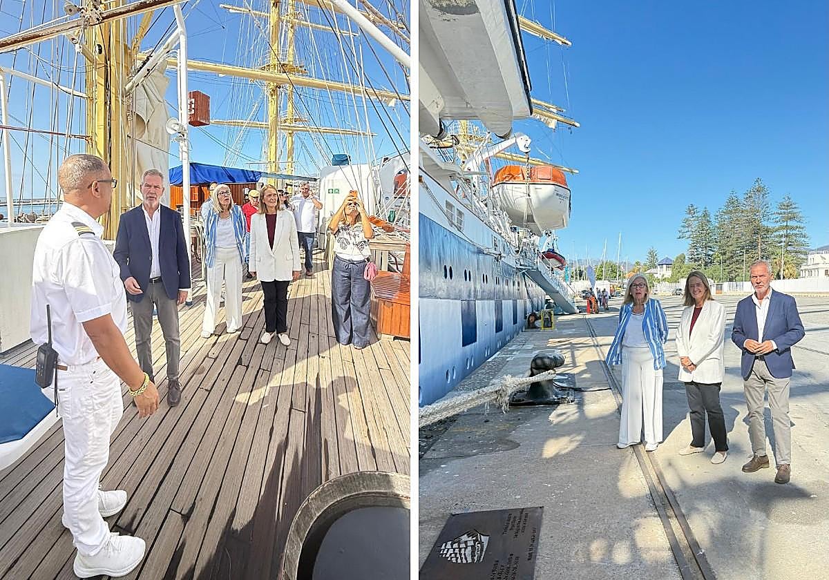 Motril recibe la visita del emblemático crucero Royal Clipper