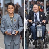 María Pérez y el periodista José Ramón Villalba, insignias de Oro.