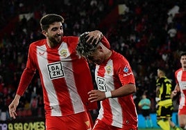 Édgar y Melamed marcaron en el úlitmo duelo ante el Zaragoza.