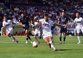 El tanto de penalti de Adri Paz, su primer del curso, en el primer round.