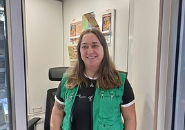 María Molina, vendedora de la ONCE en Almería.