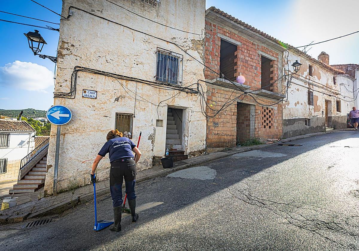 Una de las viviendas que presuntamente fue okupada en Montefrío