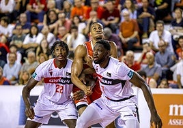 Cerrar el rebote, entre las tareas que mejor ha hecho el Covirán en lo que va de Liga.