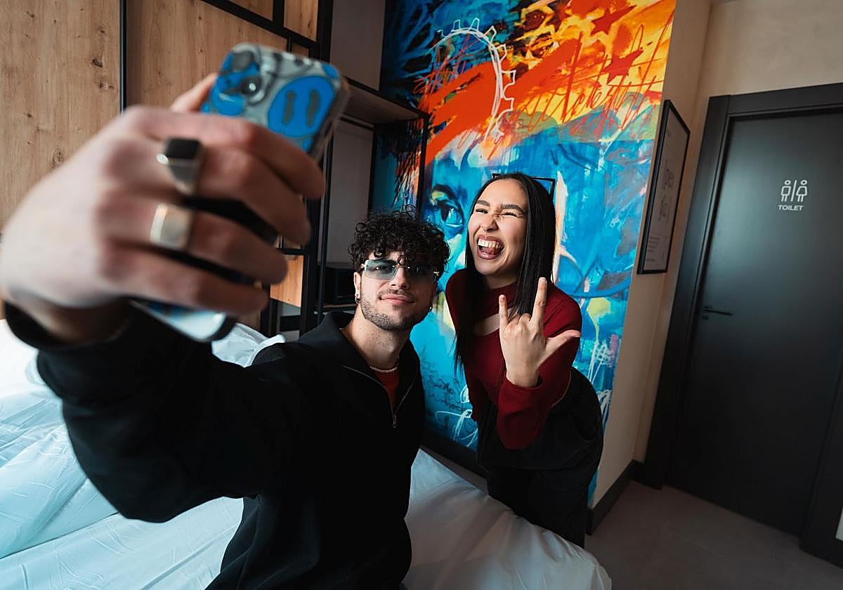 Una de las habitaciones del nuevo hostel que abrirá en diciembre.