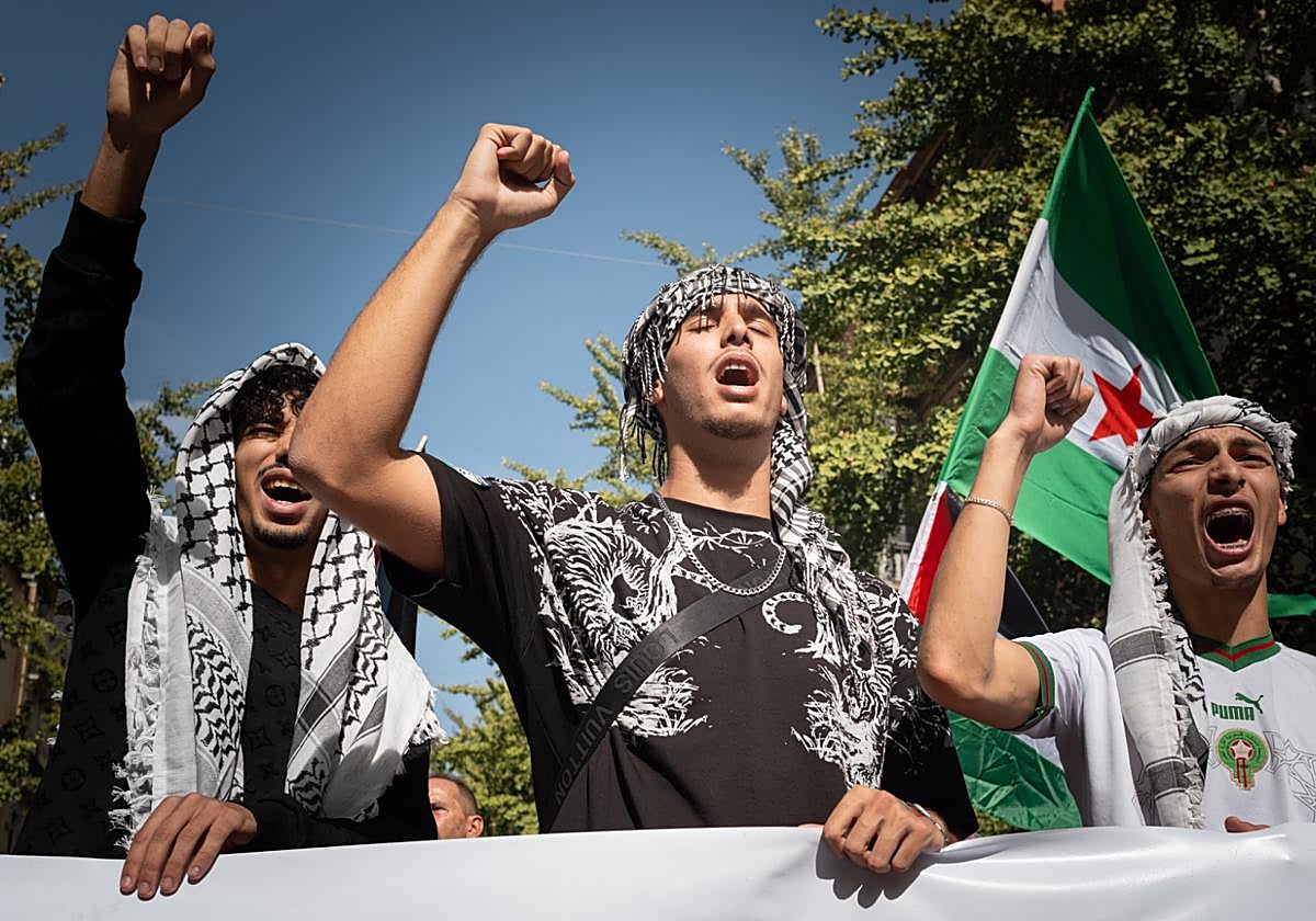 Las imágenes de la manifestación en Granada por Palestina