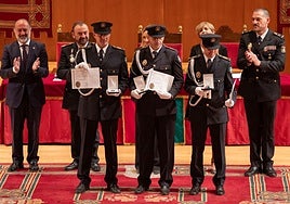 Las imágenes de la celebración de la Policía Local por su patrón, el Ángel Custodio