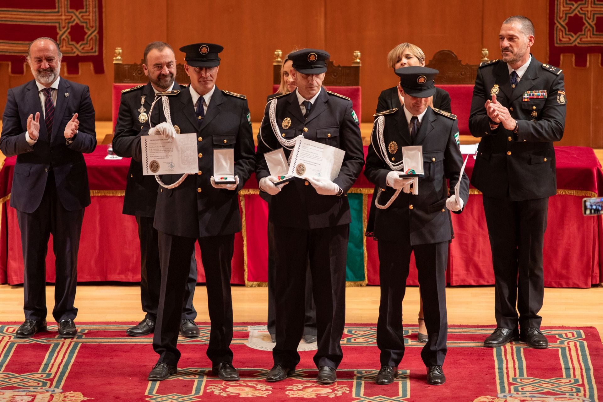 Las imágenes de la celebración de la Policía Local por su patrón, el Ángel Custodio