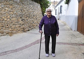 María Aguado, la abuela de Pinos del Valle, que pronto cumplirá el siglo de vida.