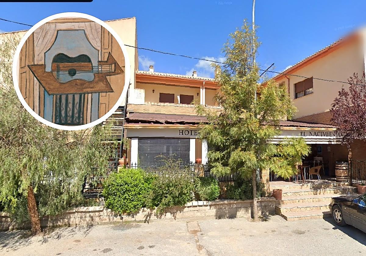 El hostal donde durmieron las personas que transportaban las obras de arte.