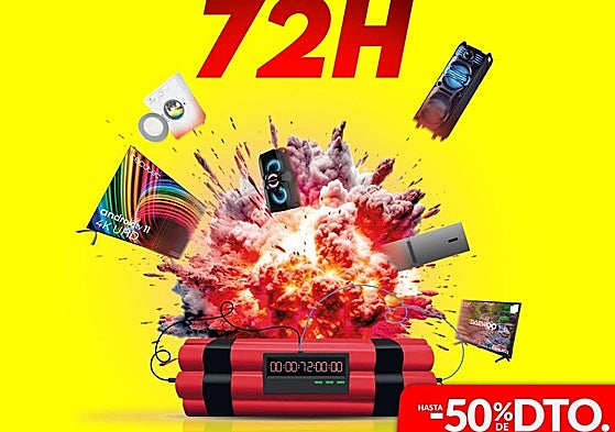 Embargosalobestia lanza 'Límite 72h' con ofertas en electrodomésticos y electrónica.