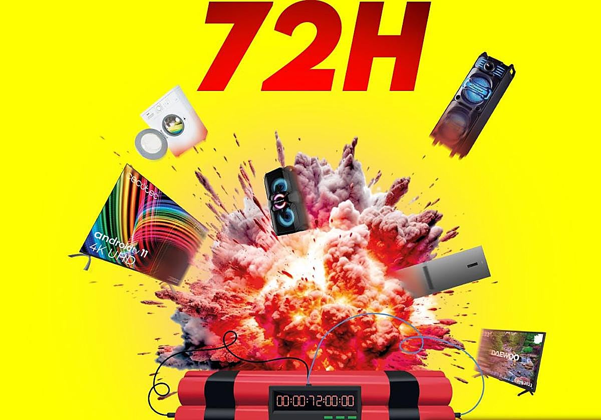 Embargosalobestia lanza 'Límite 72h' con ofertas en electrodomésticos y electrónica.