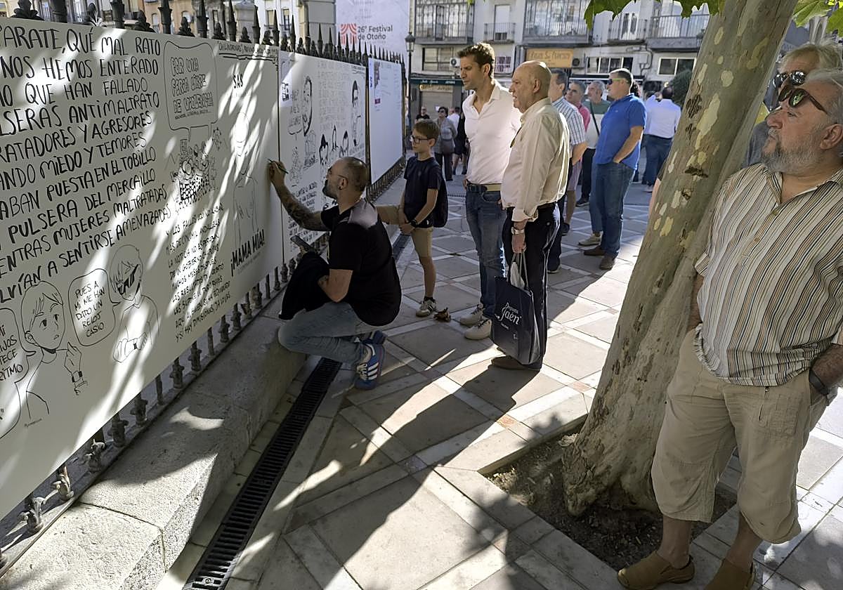 Dibujando las chilindrinas.