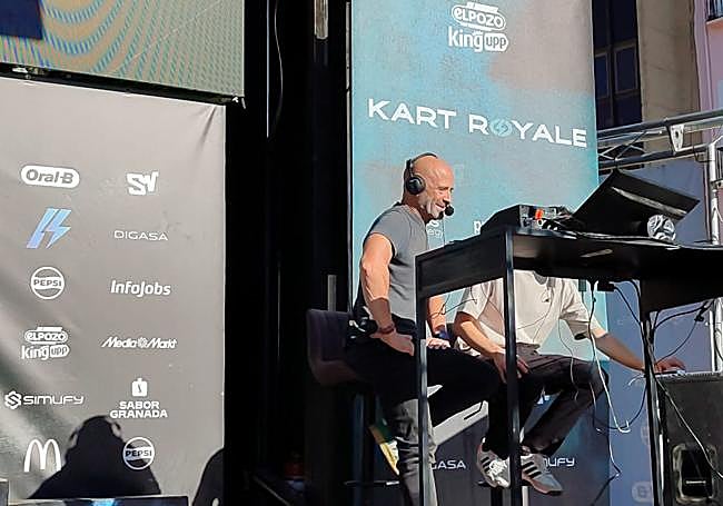 Antonio Lobato en posición.