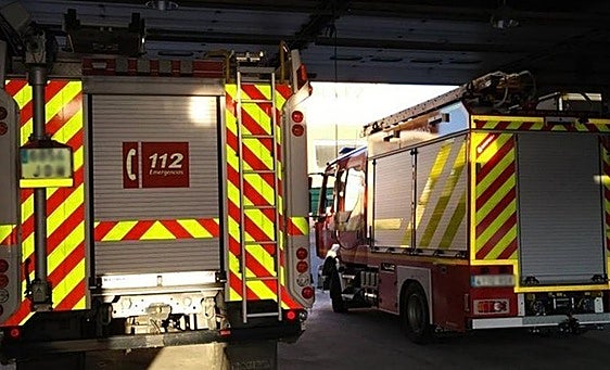 Camiones de bomberos en una imagen de archivo.
