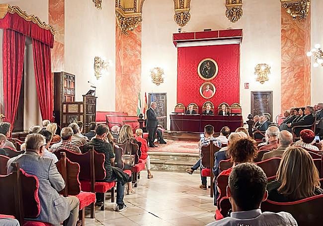 El Paraninfo de la Facultad de Derecho, donde se desarrolló el acto.