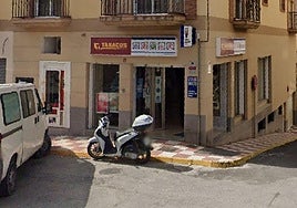 Administración de Lotería de Órgiva donde ha sido vendido el boleto ganador de la Bonoloto