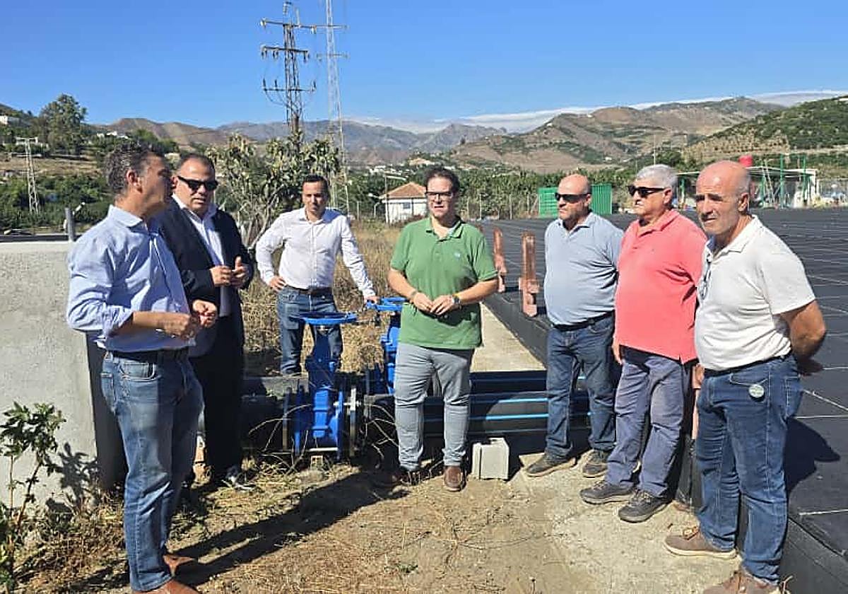 La EDAR de Almuñécar comienza a derivar temporalmente parte de su caudal para riego agrícola