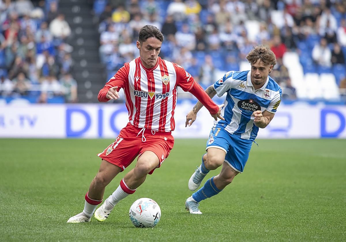 La UD Almería empató en Riazor y demostró sus pretensiones en una Liga dura.