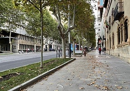 Paseo de la Estación de la capital jienense.