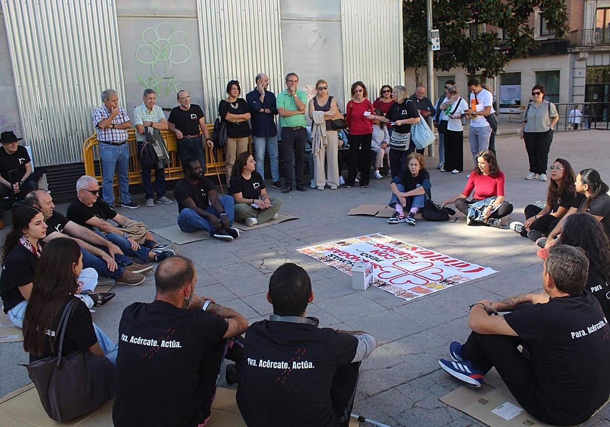 Acto que tuvo lugar en la plaza de la Constitución.