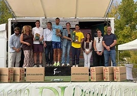 Ignacio Fontes sube al podio del XL Cross Internacional del Aceite.