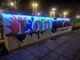 El nuevo icono que da la bienvenida a los visitantes del Pueblo del agua de Granada.