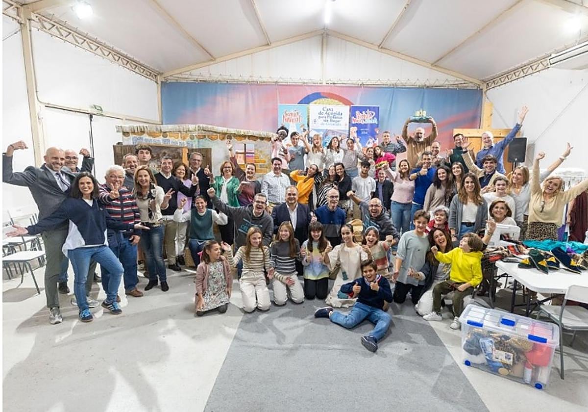 Miembros de la parroquia del Serrallo San Gregorio Bético en una imagen de archivo.