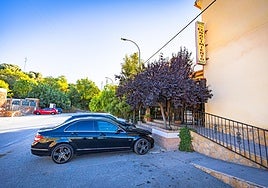 El Hostal Nacimiento de Deifontes, donde se alojaron los transportistas del Picasso.