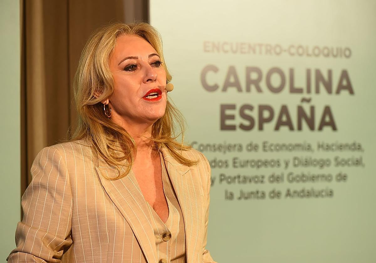 Carolina España, consejera de Economía.