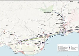 El autobús en detrimento del cercanías en Almería, la elección de la Junta en su plan de movilidad sostenible