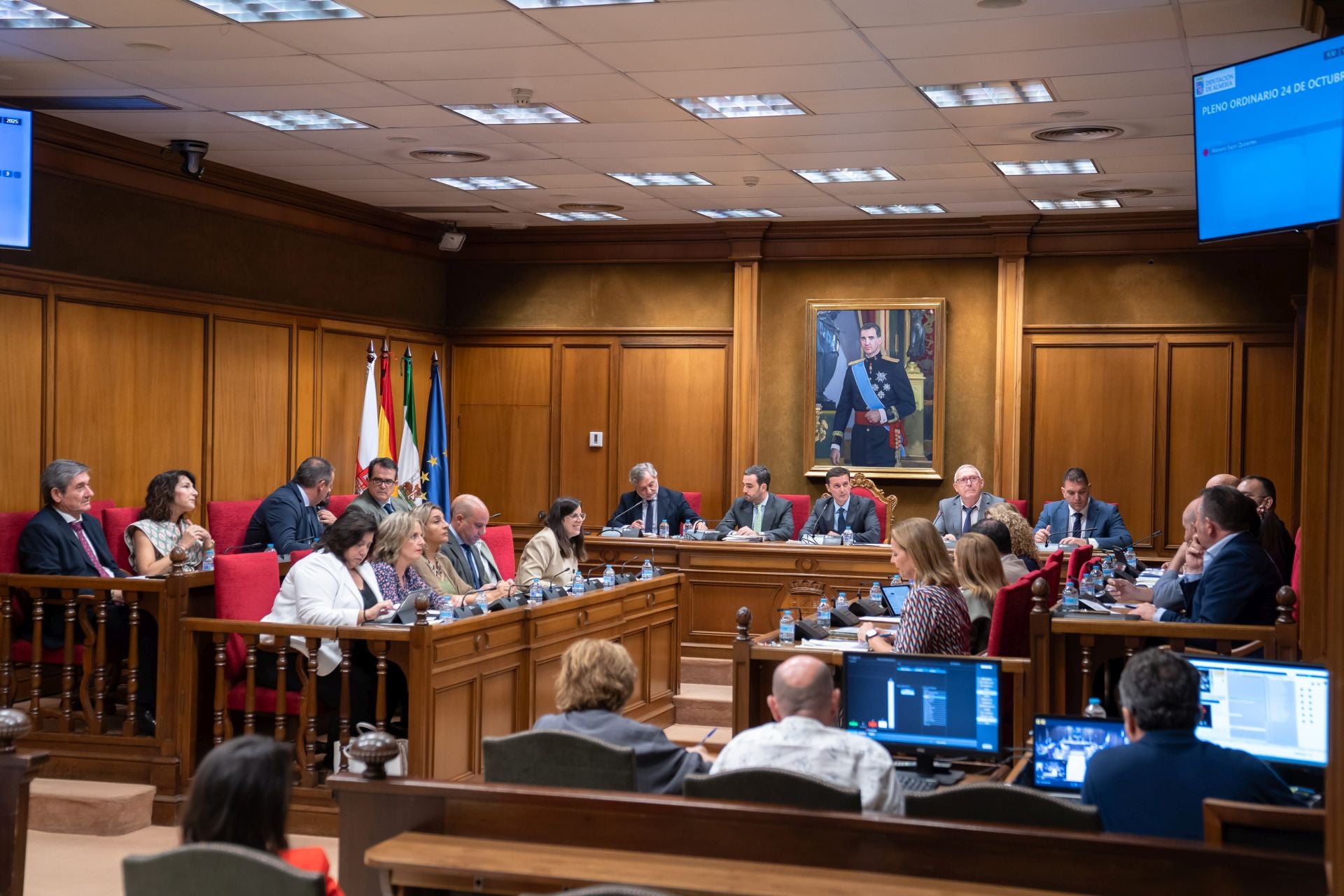 Pleno de la Diputación de Almería.