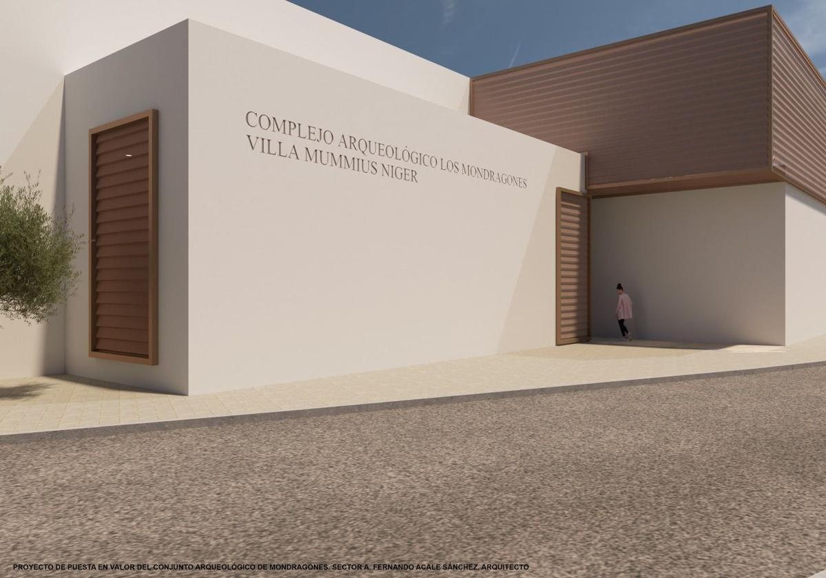 Un nuevo edificio con miradores y museo pondrá en valor la arqueología de Mondragones