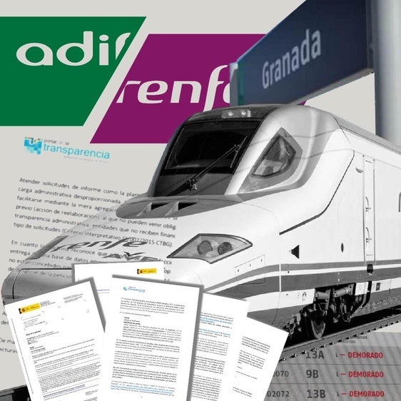 Sin datos oficiales sobre los trenes de Granada