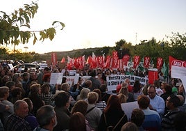 Participantes en la concentración.