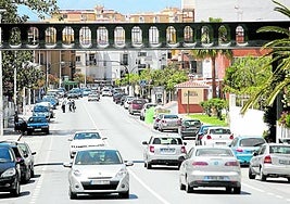 Fotografía de archivo de la carretera N-340 a su paso por Torrenueva Costa.