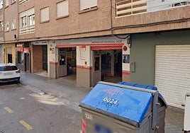 Calle donde se encuentra el piso de estudiantes de la joven fallecida.