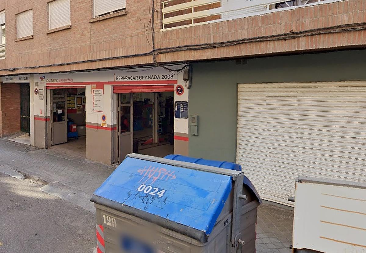 Calle donde se encuentra el piso de estudiantes de la joven fallecida.