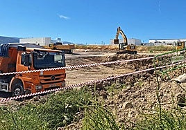 Obras en la lavandería de la futura Ciudad Sanitaria.