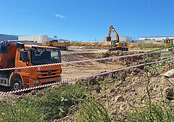 Obras en la lavandería de la futura Ciudad Sanitaria.