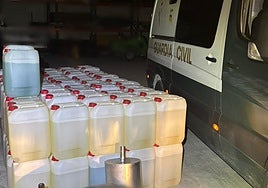 Golpe al petaqueo en Almería: cinco detenidos y 11.000 litros de gasolina intervenidos