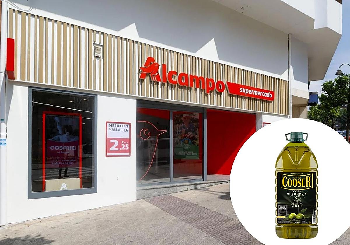 Oferta exprés de Alcampo: aceite de oliva Coosur a menos de 4 euros el litro.
